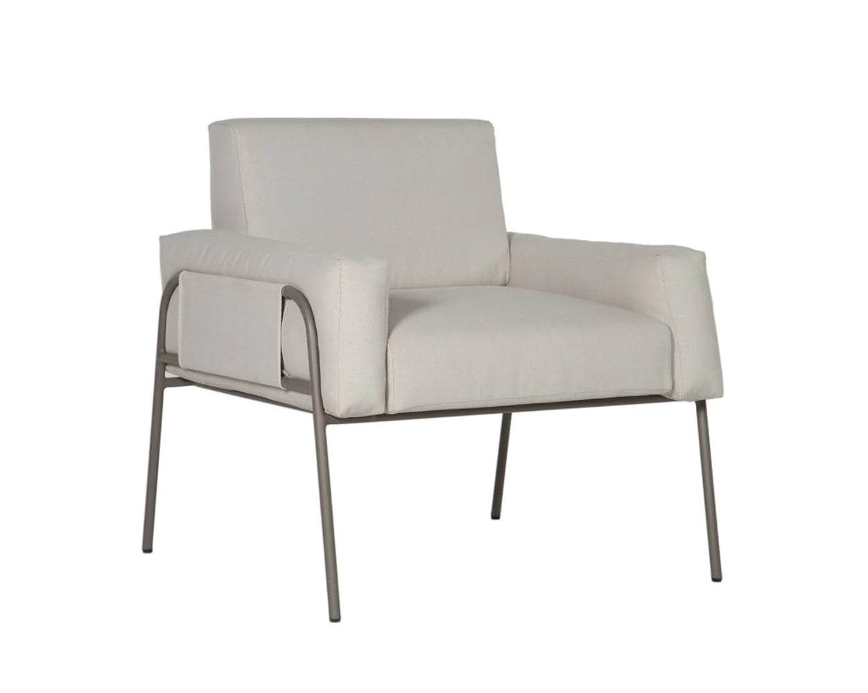 Granada Lounge Chair - Palazzo Cream - Grey (Patio/Outdoor)