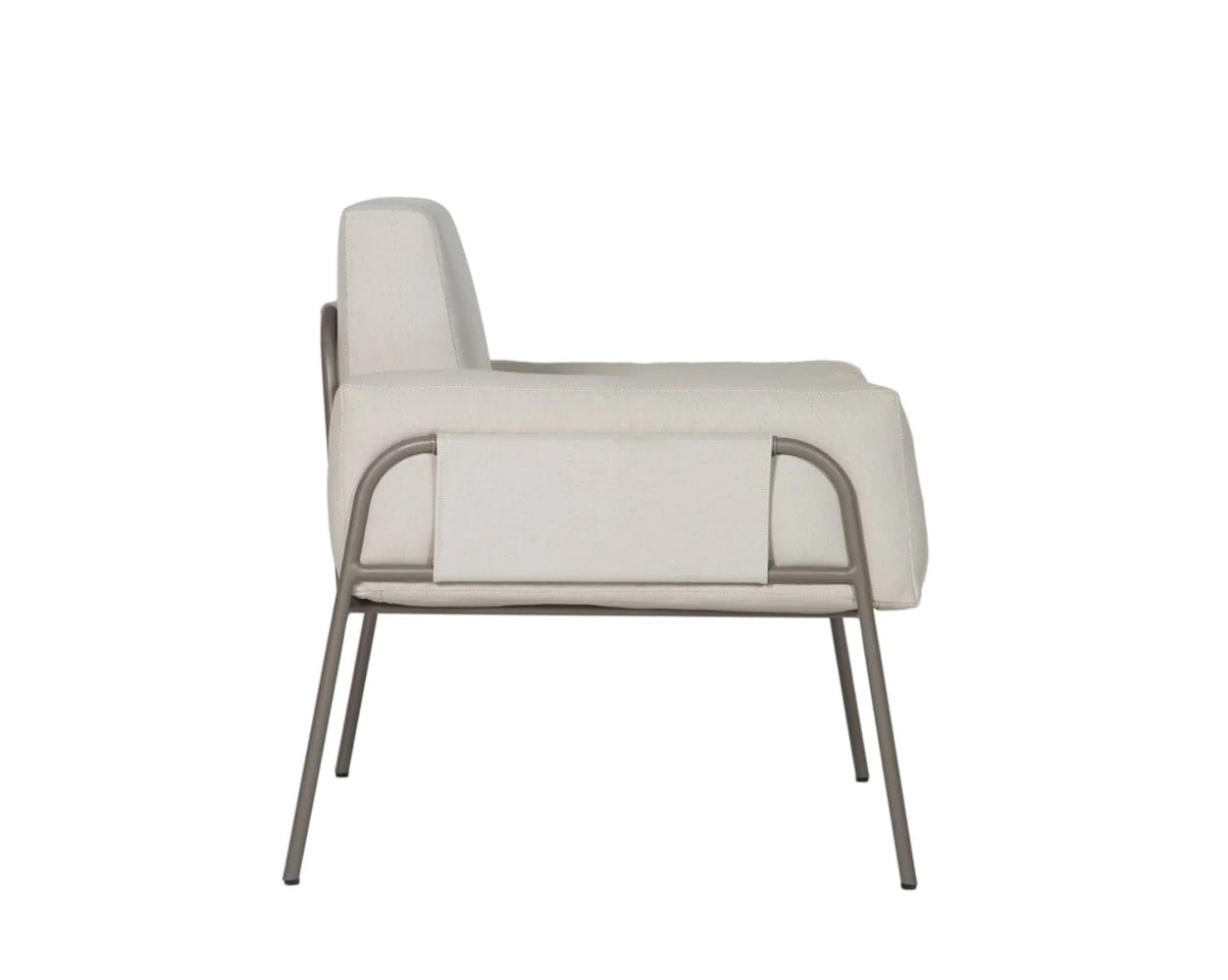 Granada Lounge Chair - Palazzo Cream - Grey (Patio/Outdoor)