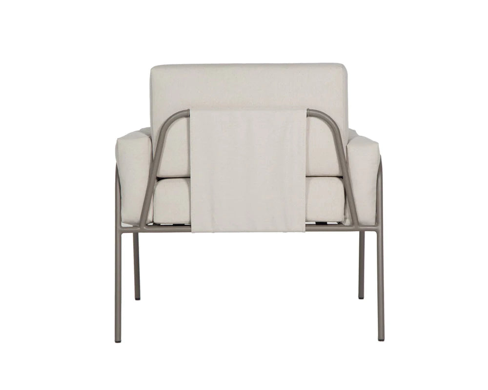 Granada Lounge Chair - Palazzo Cream - Grey (Patio/Outdoor)