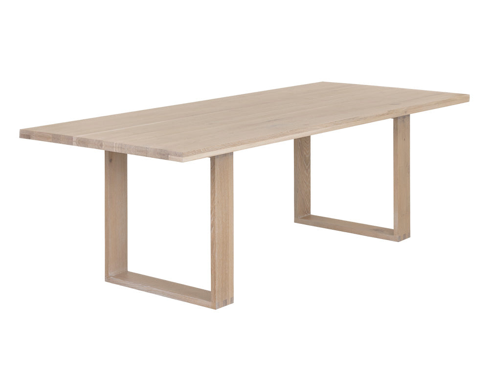 Thanus Dining Table - Light Oak - 94.5"