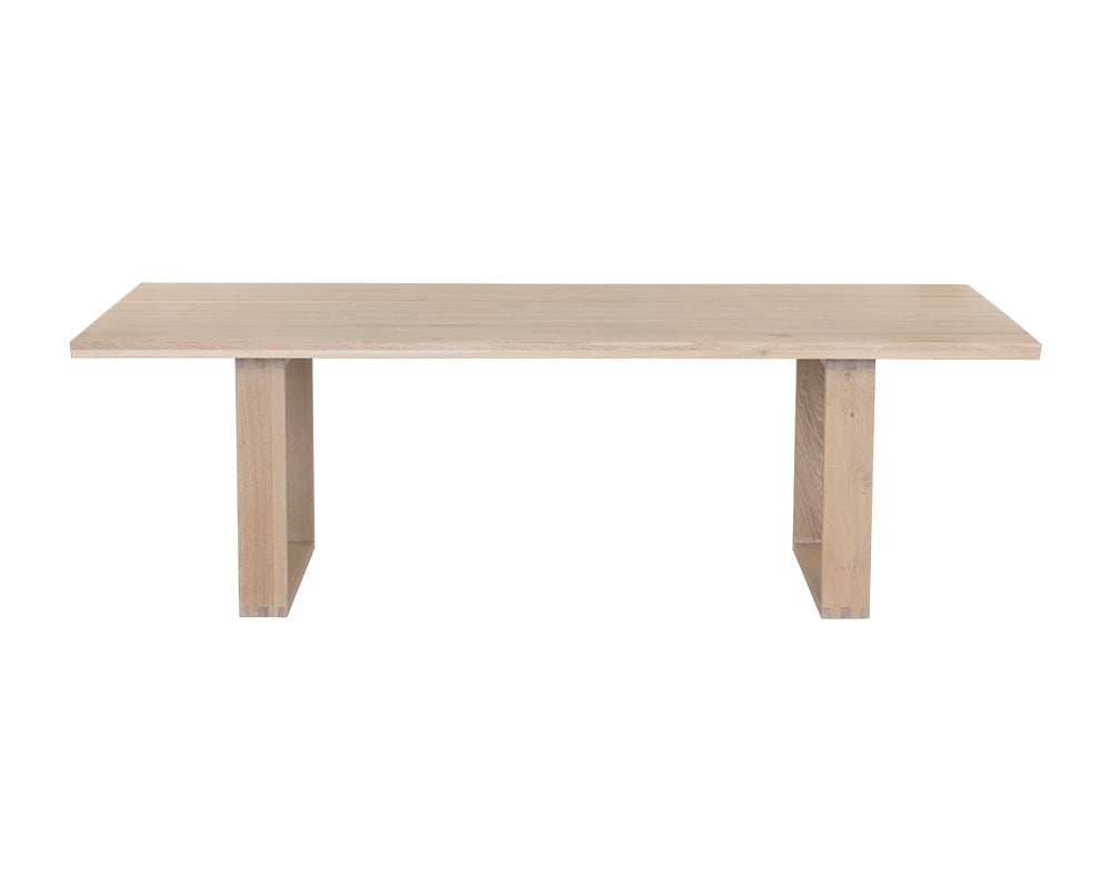 Thanus Dining Table - Light Oak - 94.5"
