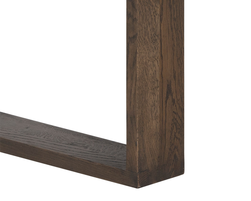 Thanus Dining Table - Brown Oak - 72"
