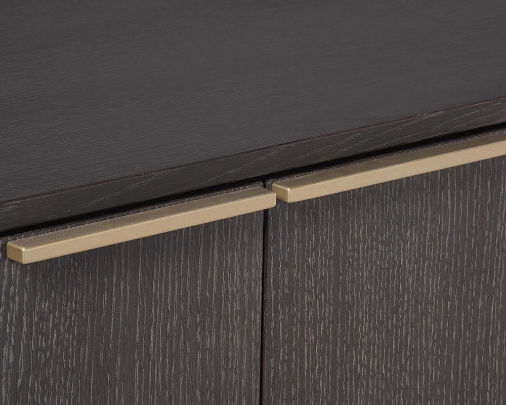 Rebel Sideboard - Large - Gold - Charcoal Grey