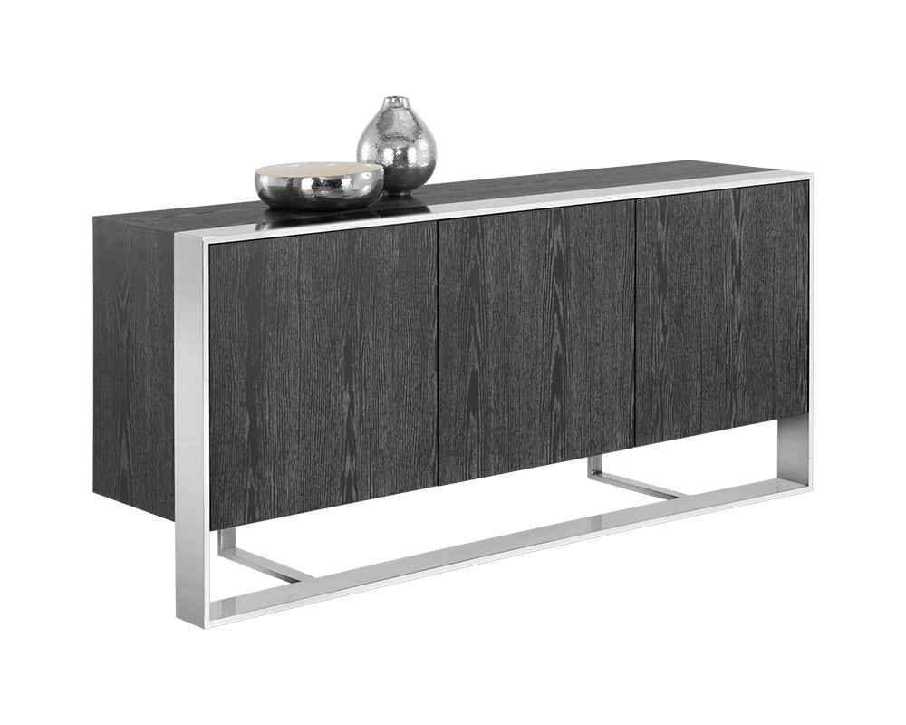 Dalton Sideboard - Stainless Steel - Grey