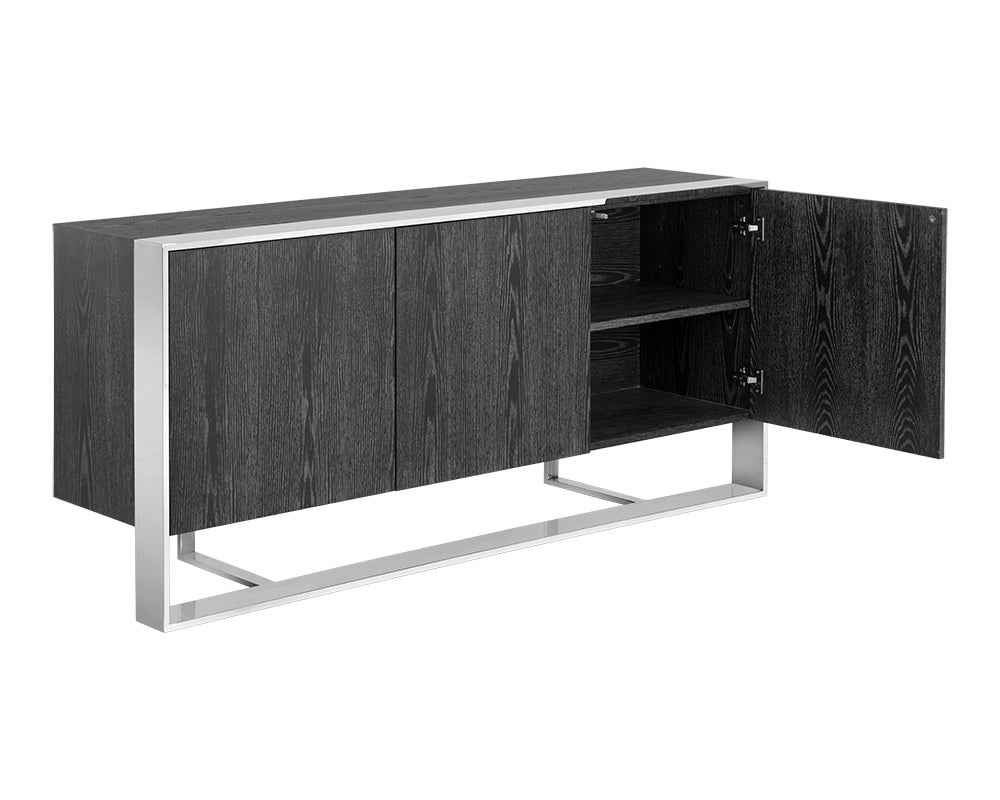 Dalton Sideboard - Stainless Steel - Grey