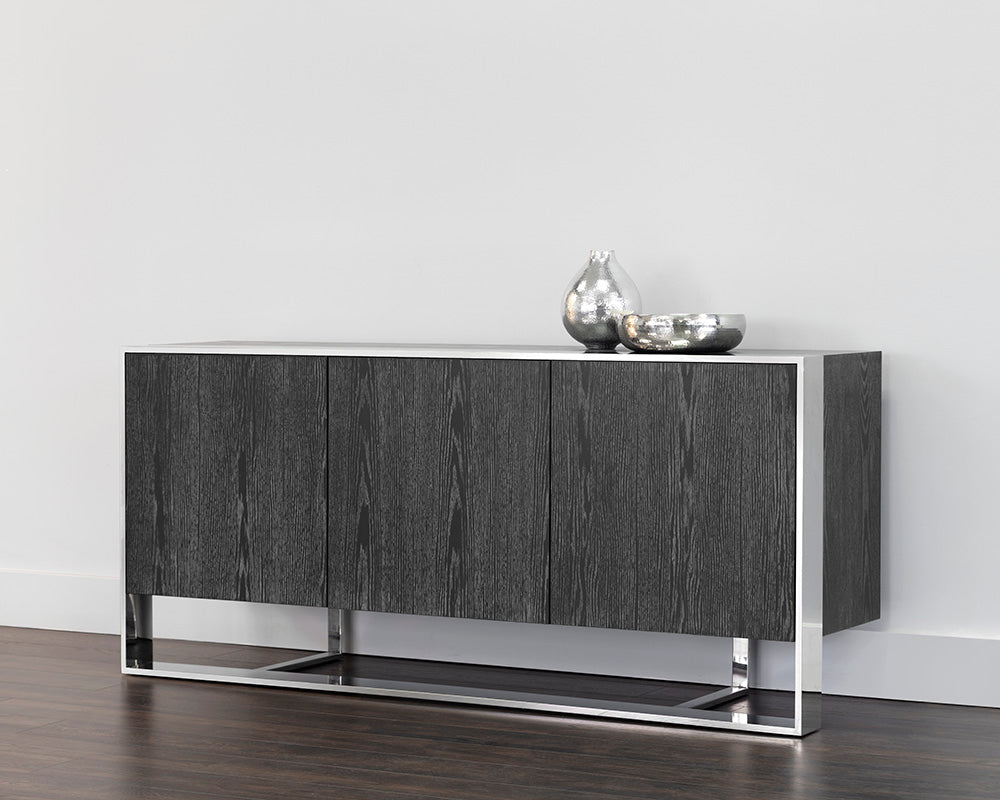 Dalton Sideboard - Stainless Steel - Grey