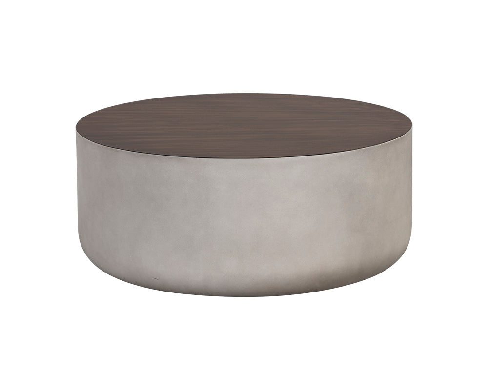 Diaz Coffee Table - Grey - Wood Grain Brown