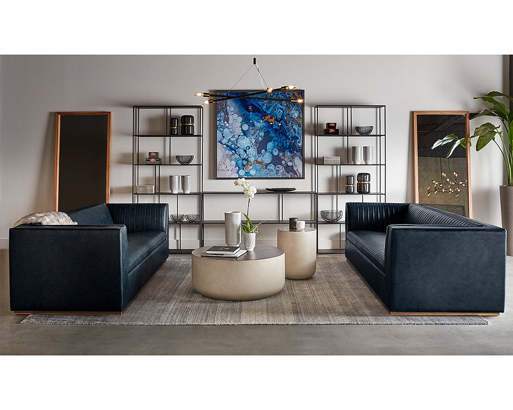 Diaz Coffee Table - Grey - Wood Grain Brown