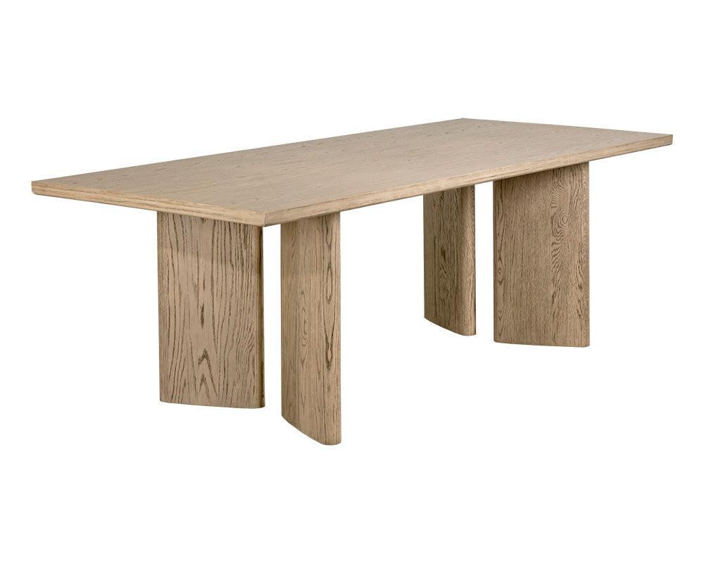 Giulietta Dining Table - Rectangular - Weathered Oak - 90.5"