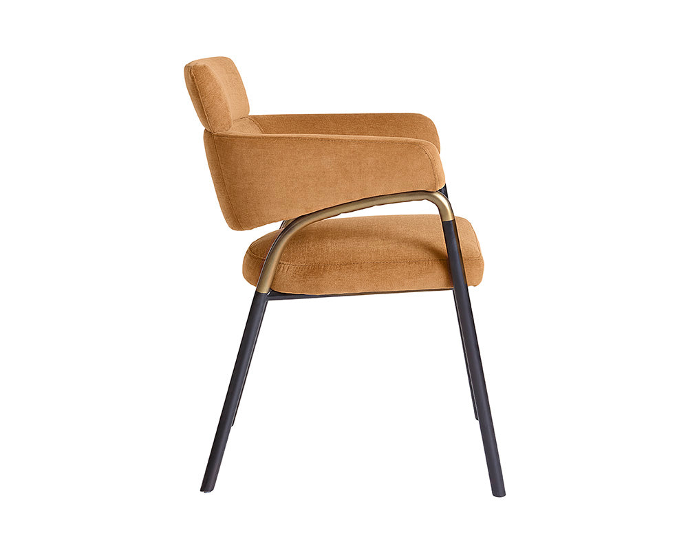Sharqui Dining Armchair - Danny Amber