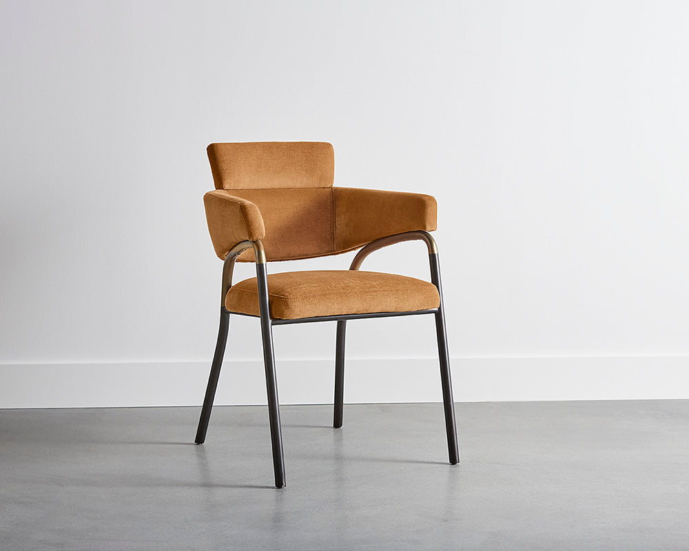 Sharqui Dining Armchair - Danny Amber