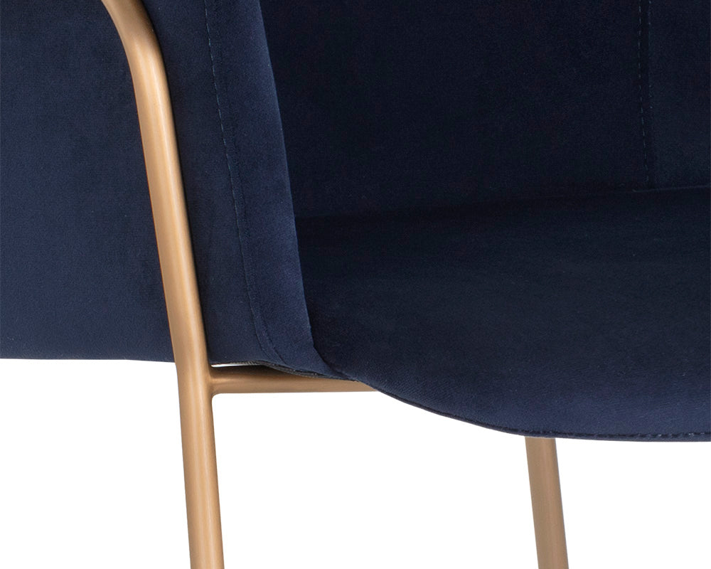 Odesa Dining Armchair - Abbington Navy