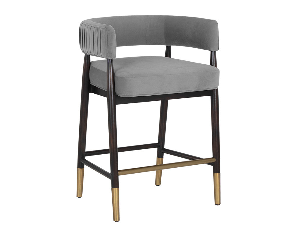 Callem Counter Stool - Antonio Charcoal