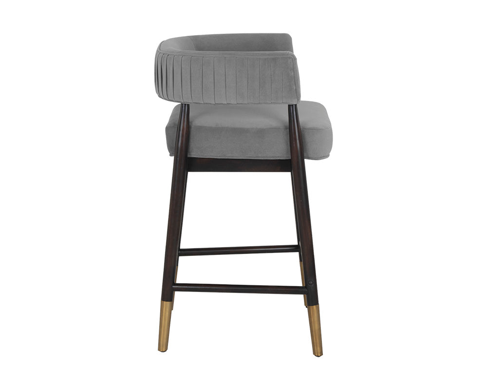 Callem Counter Stool - Antonio Charcoal