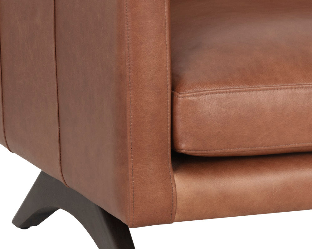 Rogers Armchair - Shalimar Tobacco Leather