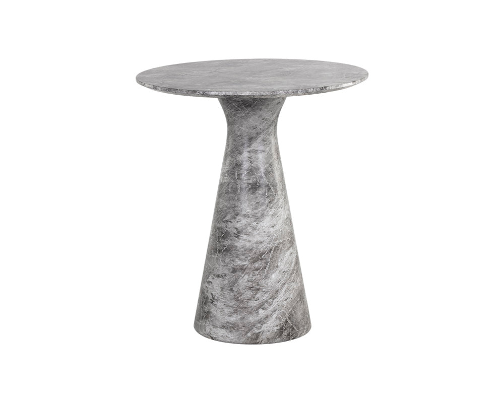 Shelburne Counter Table - Marble Look - Grey
