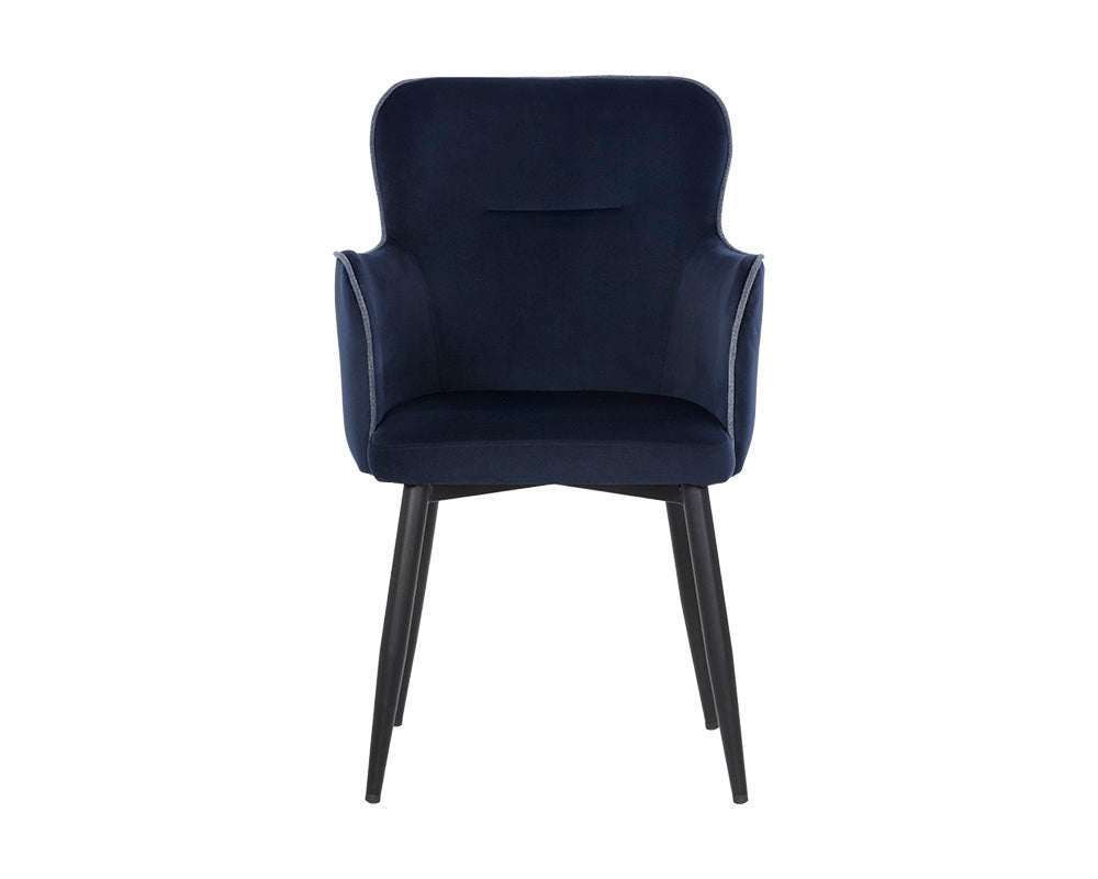 Khai Dining Armchair - Abbington Navy