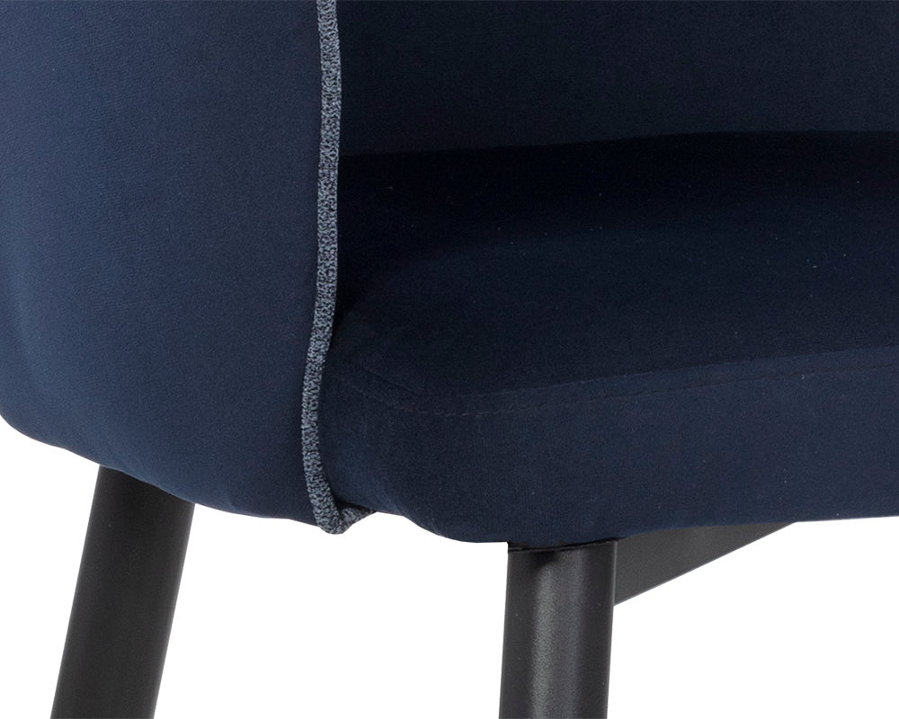 Khai Dining Armchair - Abbington Navy