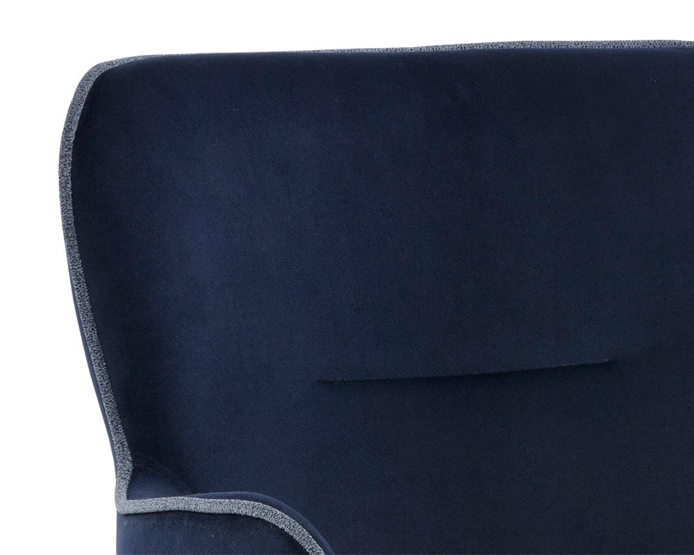 Khai Dining Armchair - Abbington Navy