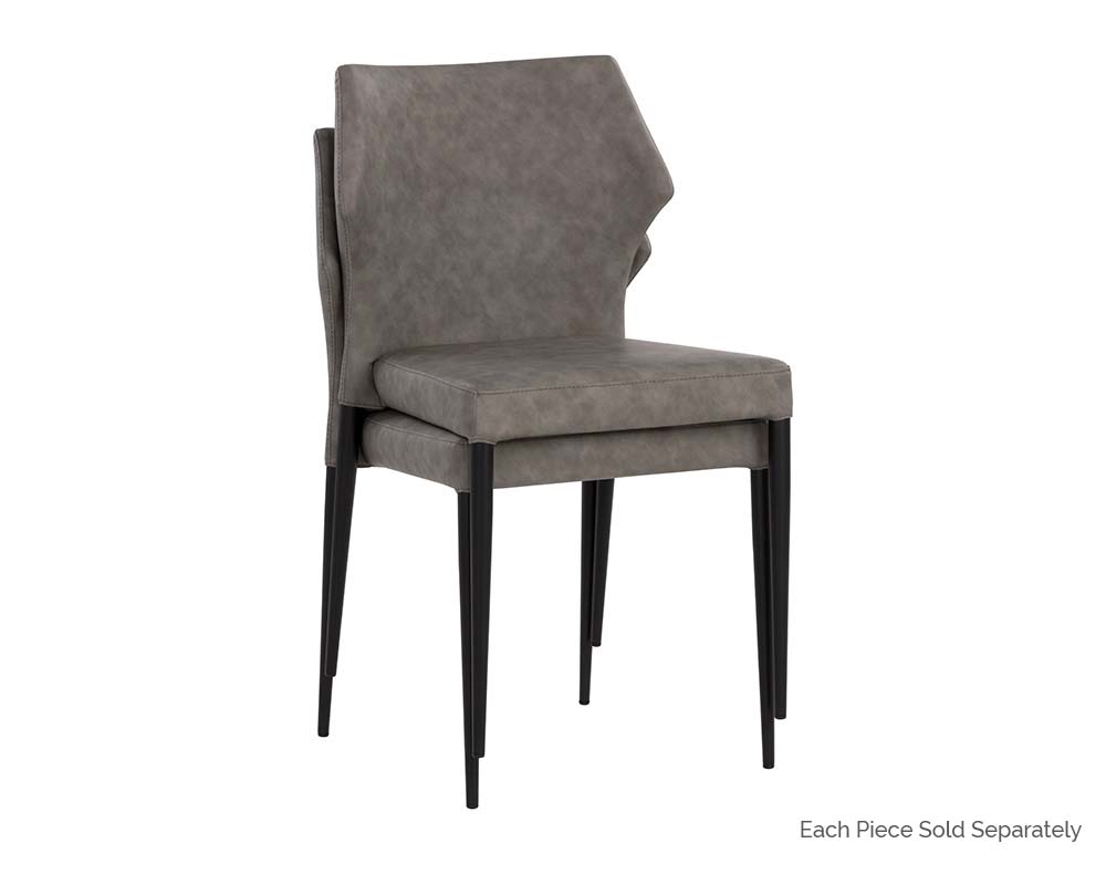 James Stackable Dining Chair - Bounce Smoke