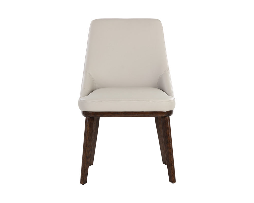 Jody Dining Chair - Linea Light Grey Leather