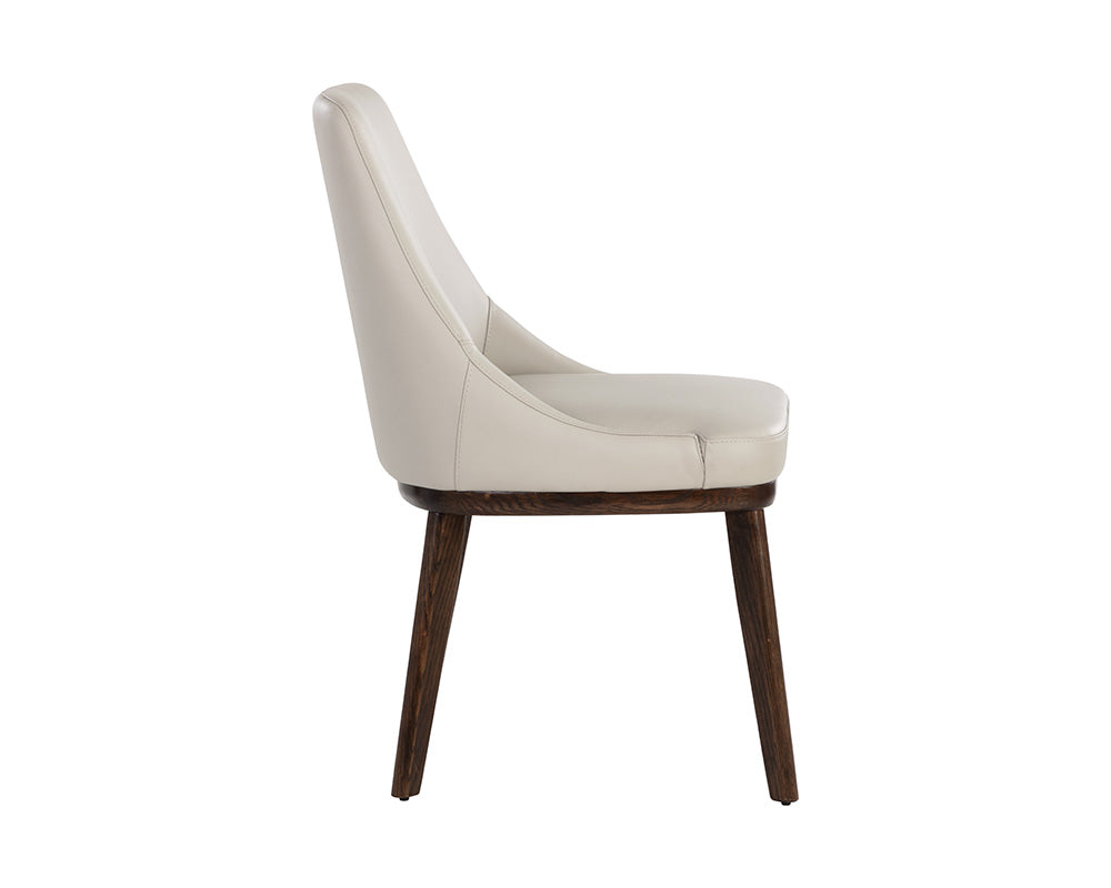 Jody Dining Chair - Linea Light Grey Leather