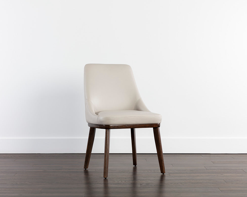 Jody Dining Chair - Linea Light Grey Leather