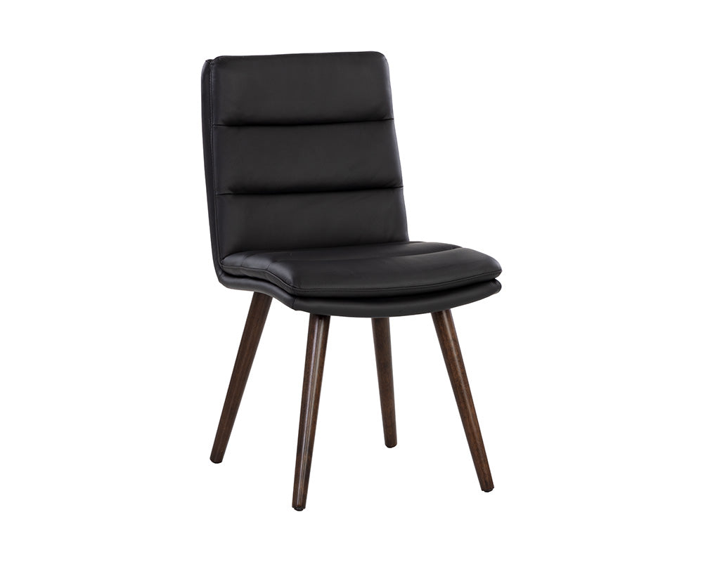 Zelia Dining Chair - Linea Black Leather