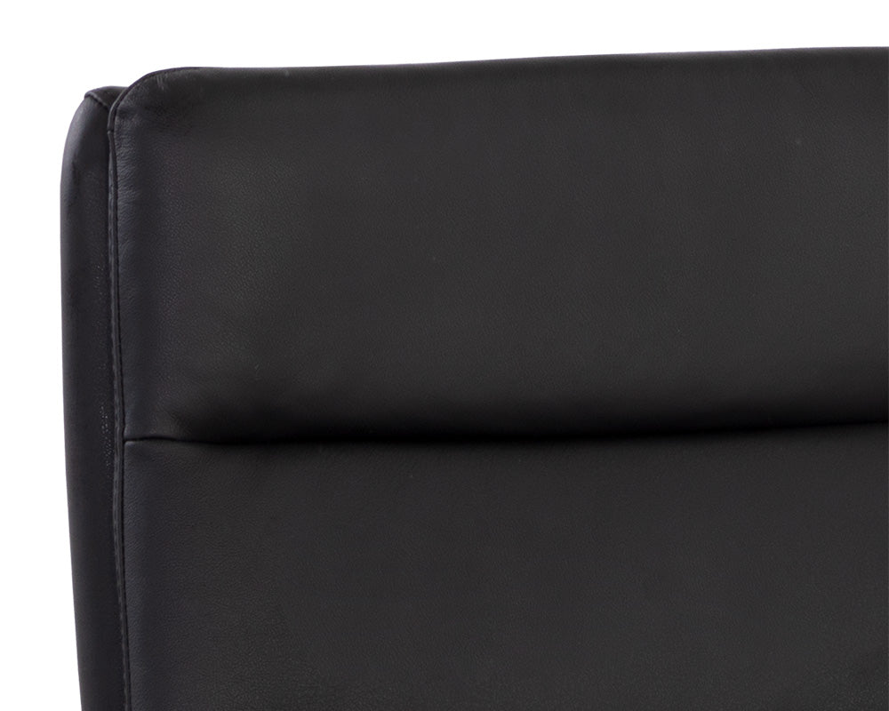 Zelia Dining Chair - Linea Black Leather