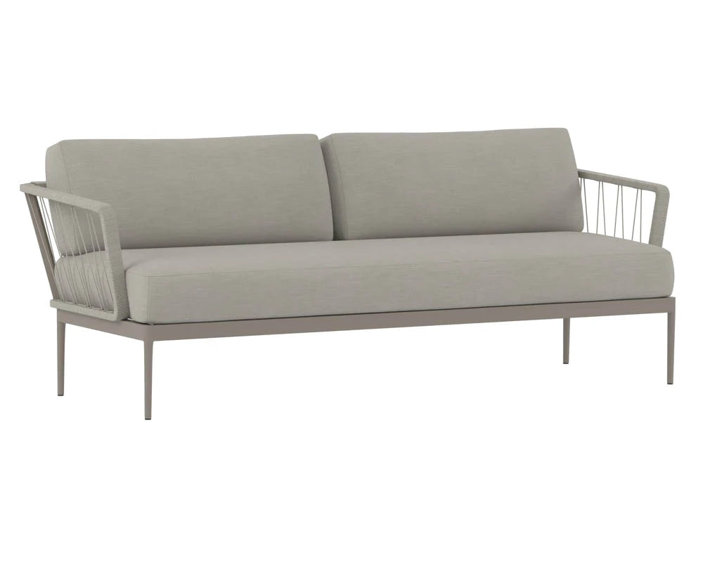 Catania Sofa - Palazzo Taupe - Grey (Patio/Outdoor)