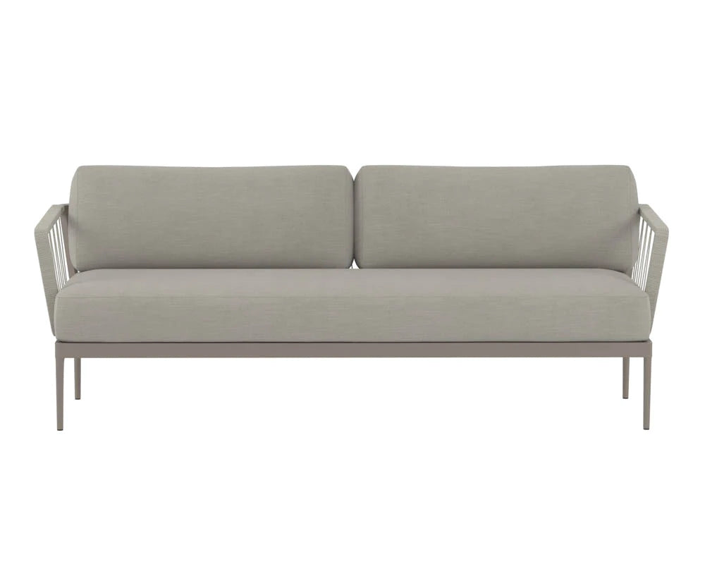 Catania Sofa - Palazzo Taupe - Grey (Patio/Outdoor)