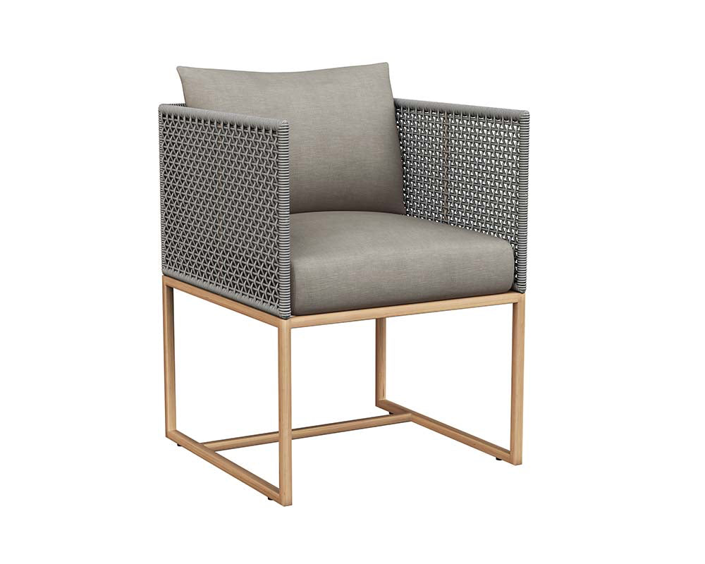 Crete Dining Armchair - Natural (Patio/Outdoor)