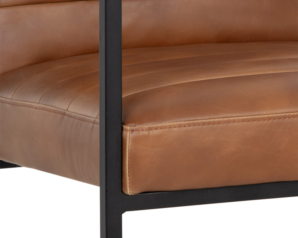 Spyros Dining Armchair - Tobacco Tan