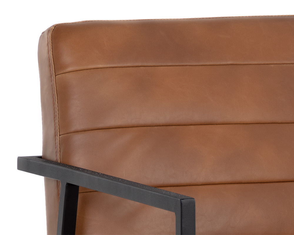 Spyros Dining Armchair - Tobacco Tan