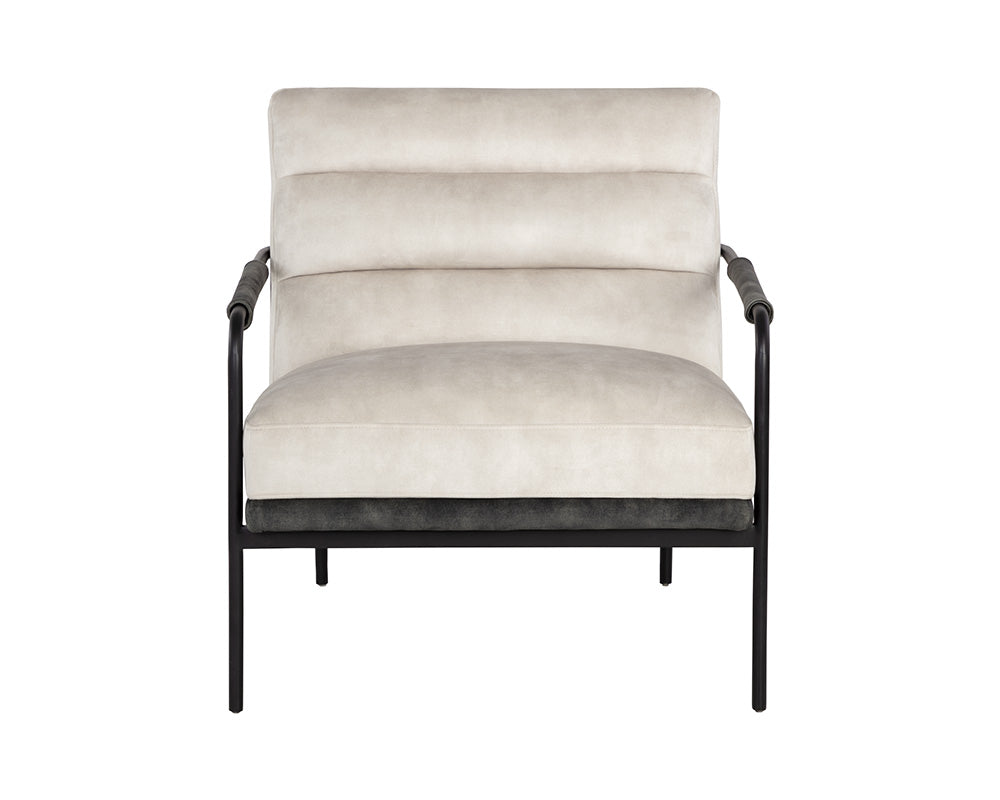 Tristen Lounge Chair - Nono Cream / Nono Dark Green