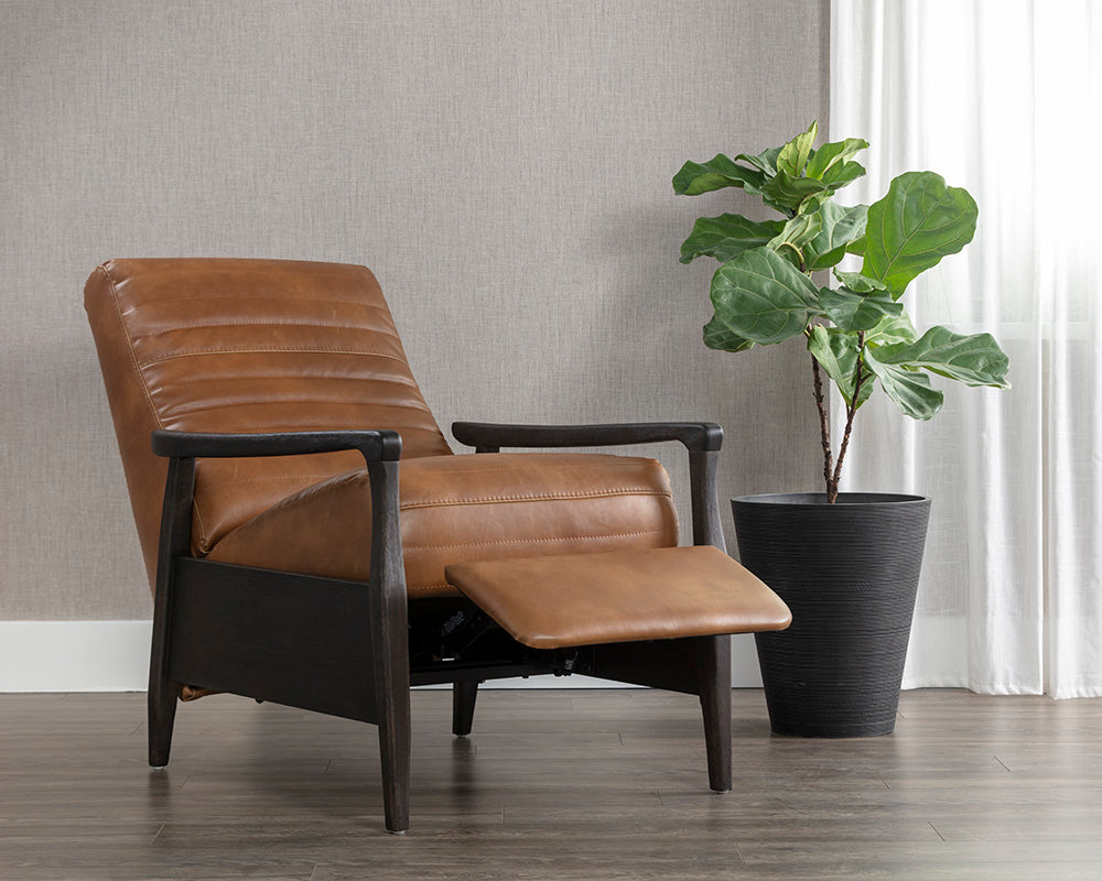 Tariq Recliner - Tobacco Tan