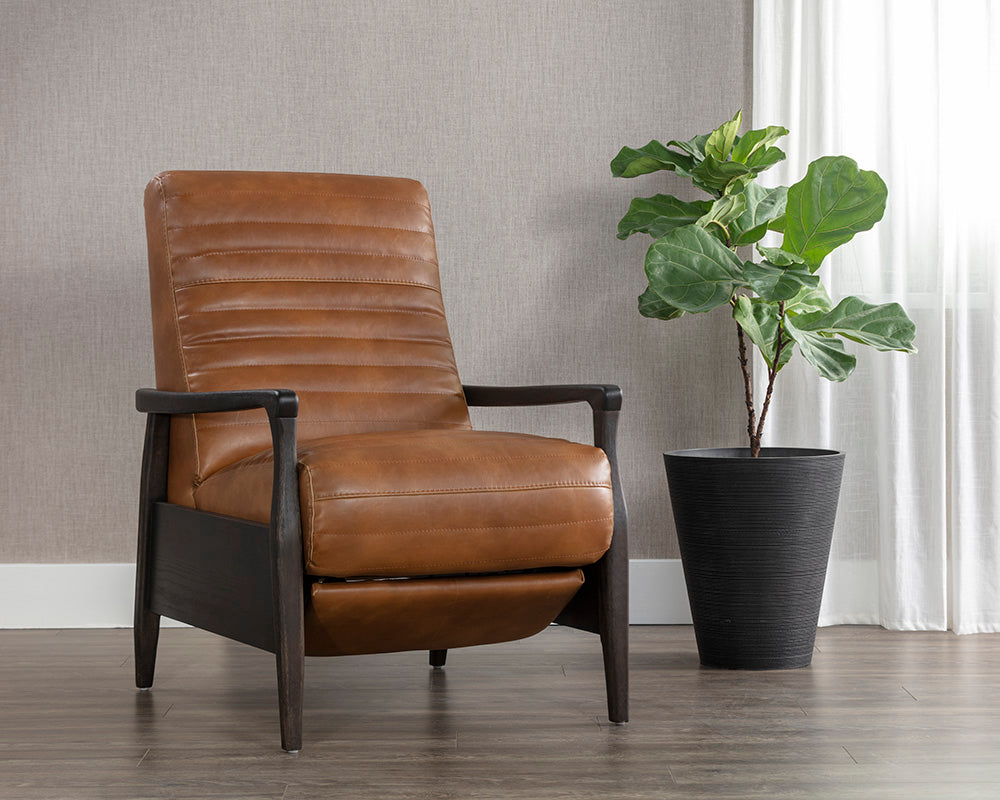 Tariq Recliner - Tobacco Tan
