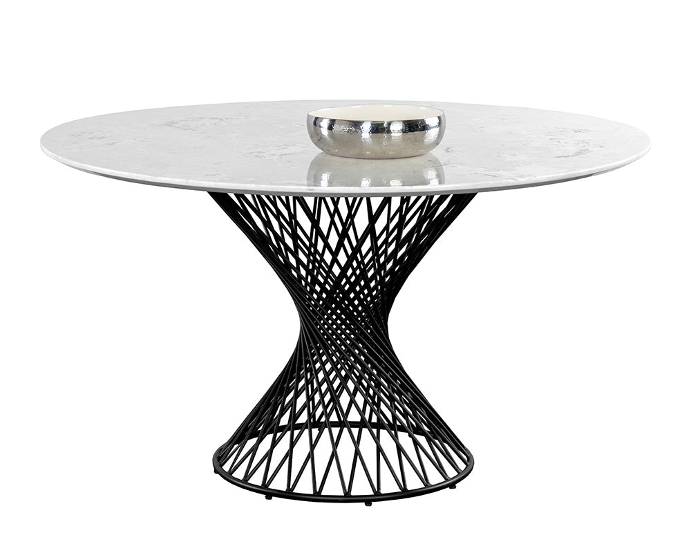 Madeira Dining Table - Grey Marble - 54"