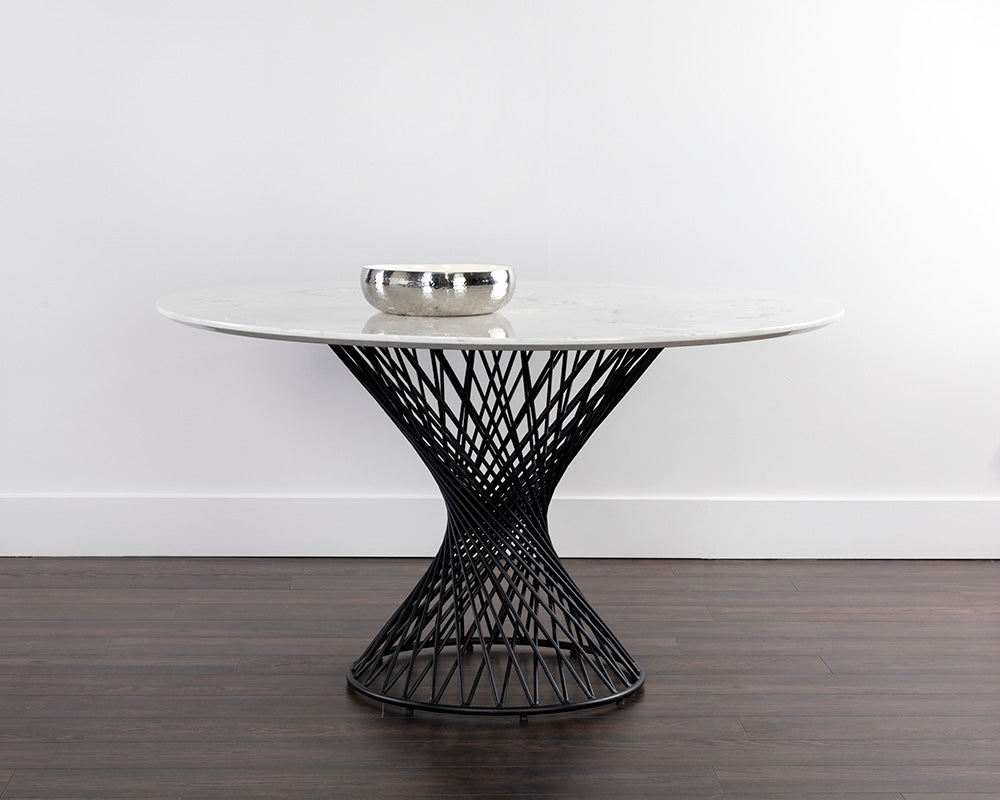 Madeira Dining Table - Grey Marble - 54"