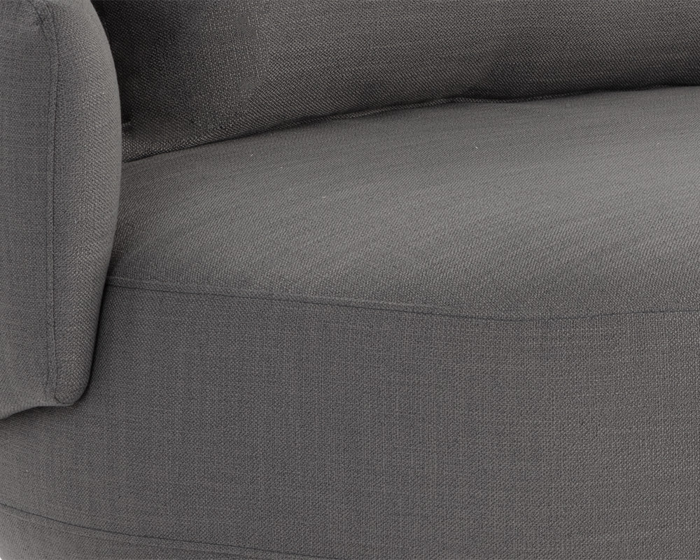 Walsh Swivel Lounge Chair - Effie Smoke