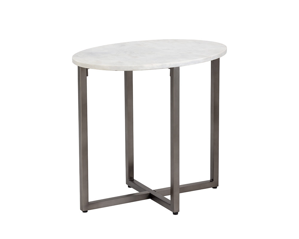 Kiara End Table - Oval
