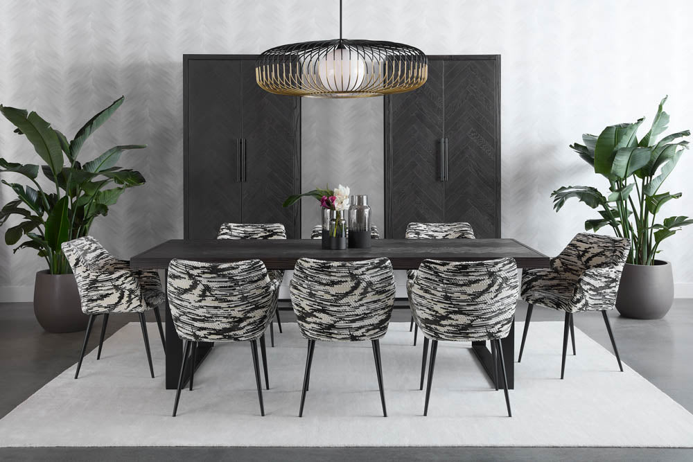 Marilyn Dining Chair - Devore Olive Zebra