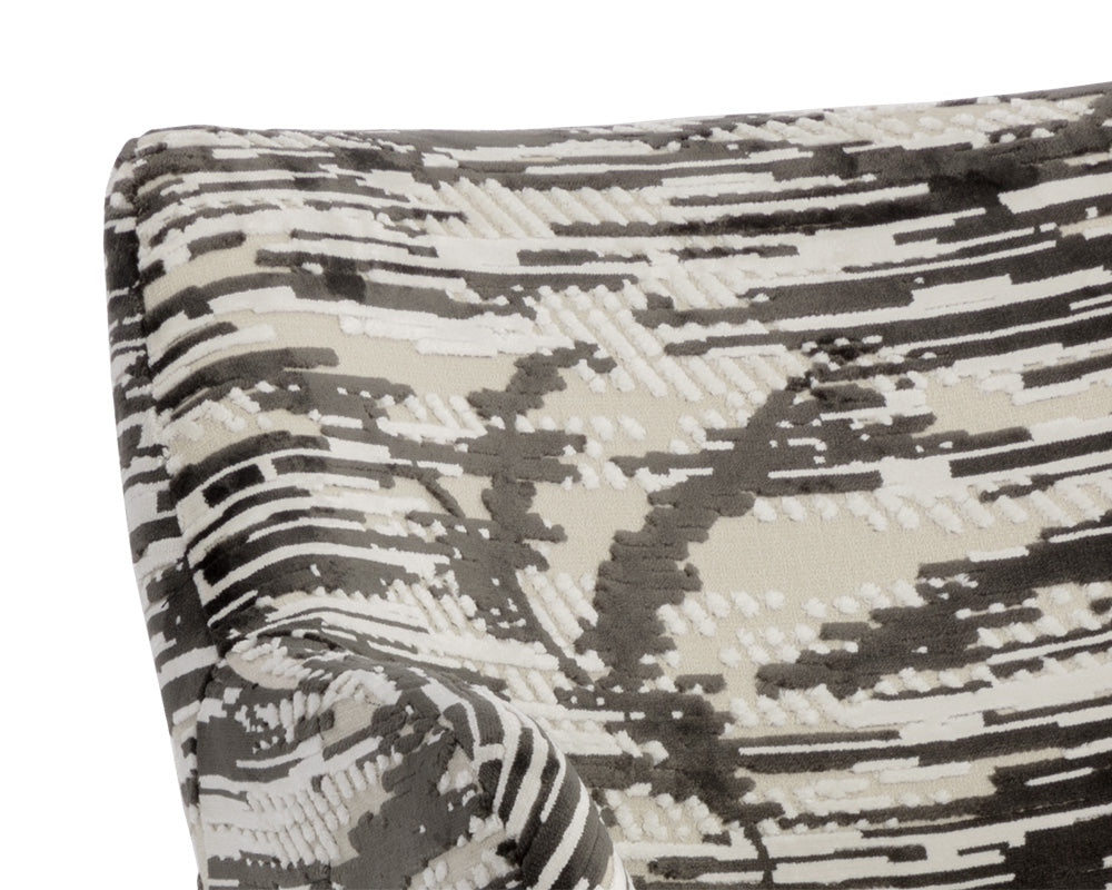 Marilyn Dining Chair - Devore Olive Zebra
