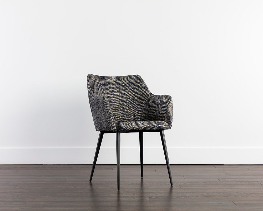 Marilyn Dining Chair - Admiral Herringbone