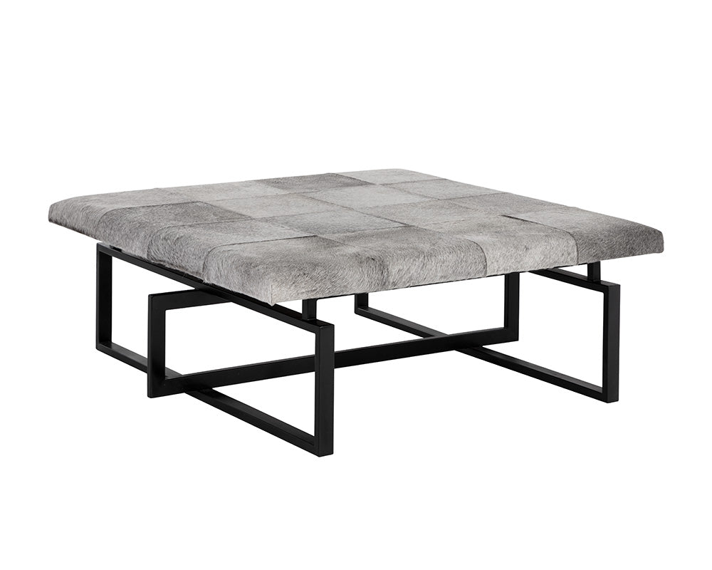 Pilar Ottoman - Grey