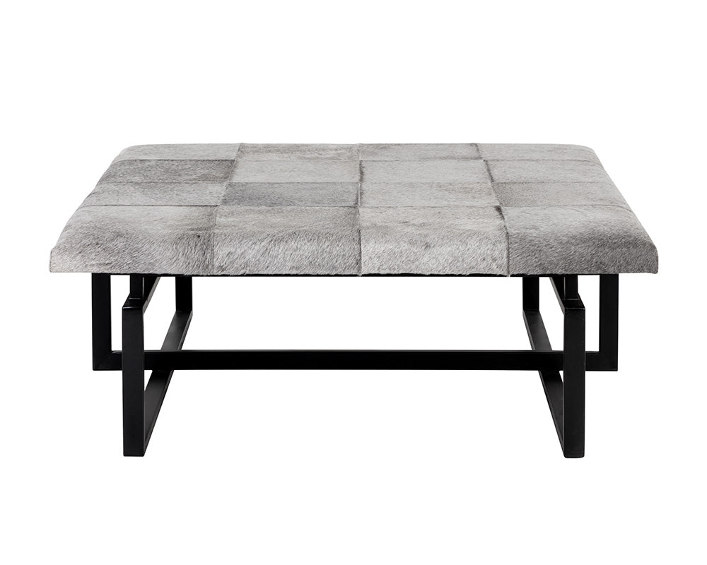 Pilar Ottoman - Grey