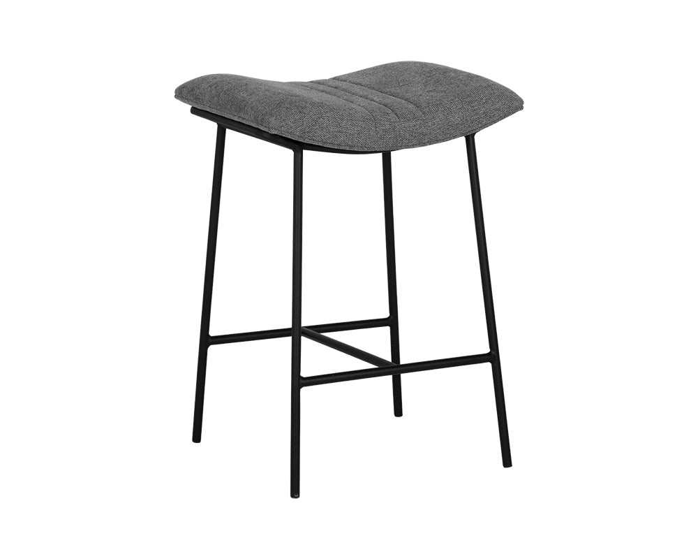 Buca Backless Counter Stool - Belfast Koala Grey