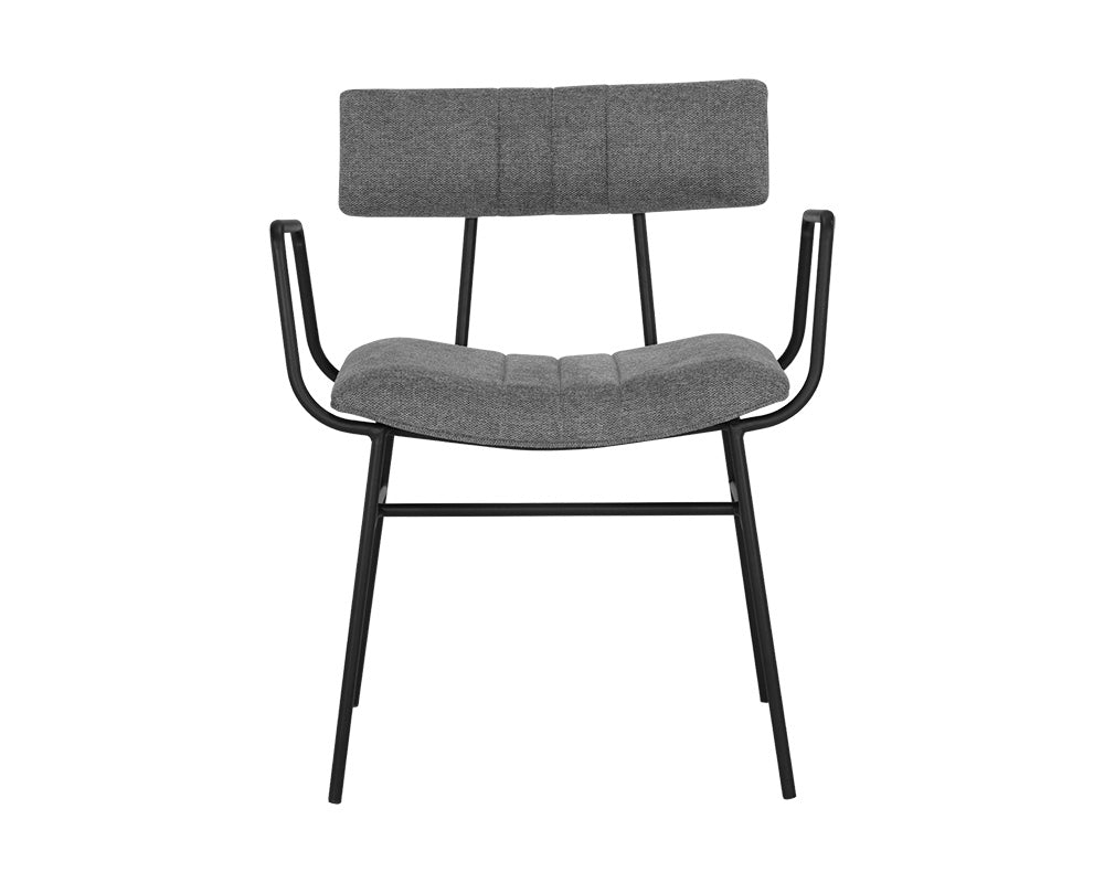 Buca Dining Armchair - Belfast Koala Grey