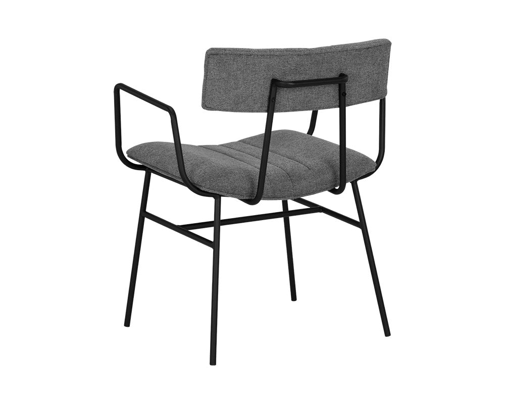 Buca Dining Armchair - Belfast Koala Grey