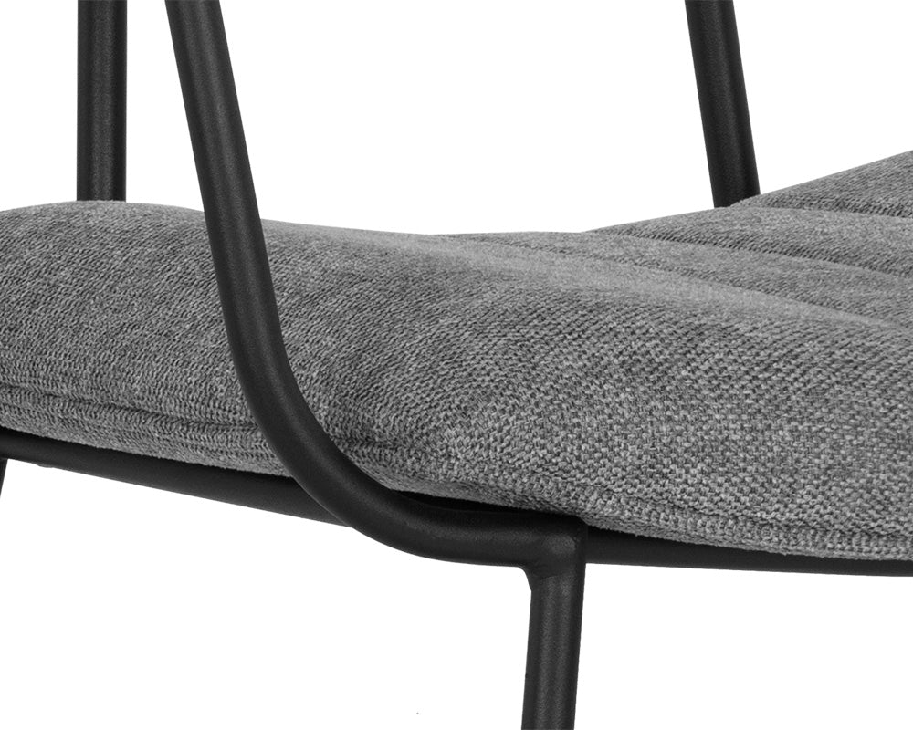 Buca Dining Armchair - Belfast Koala Grey